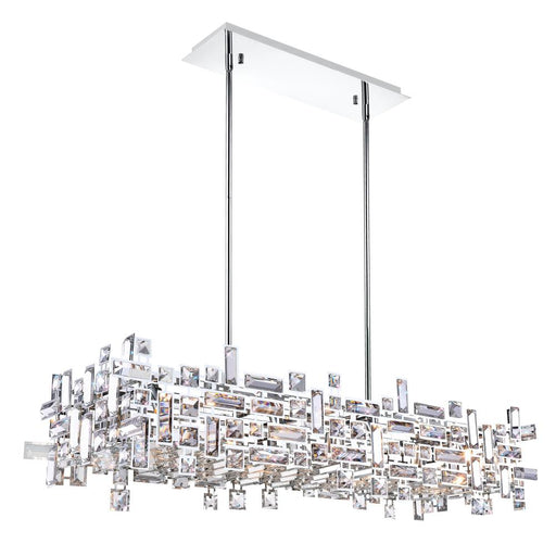 CWI Lighting Arley 12 Light Island Chandelier With Chrome Finish