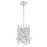 CWI Lighting Arley 1 Light Mini Chandelier With Chrome Finish