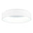 CWI Lighting Arenal LED Drum Shade Flush Mount With White Finish