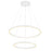 Chalice Led Chandelier With White Finish | 7112P24-103