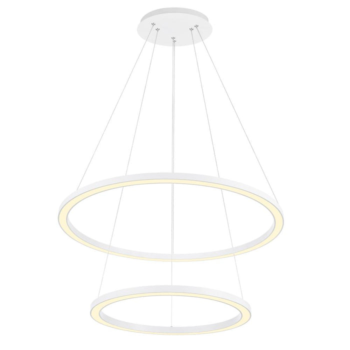 Chalice Led Chandelier With White Finish | 7112P24-103