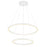 CWI Lighting Chalice LED Chandelier With White Finish