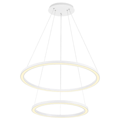 CWI Lighting Chalice LED Chandelier With White Finish