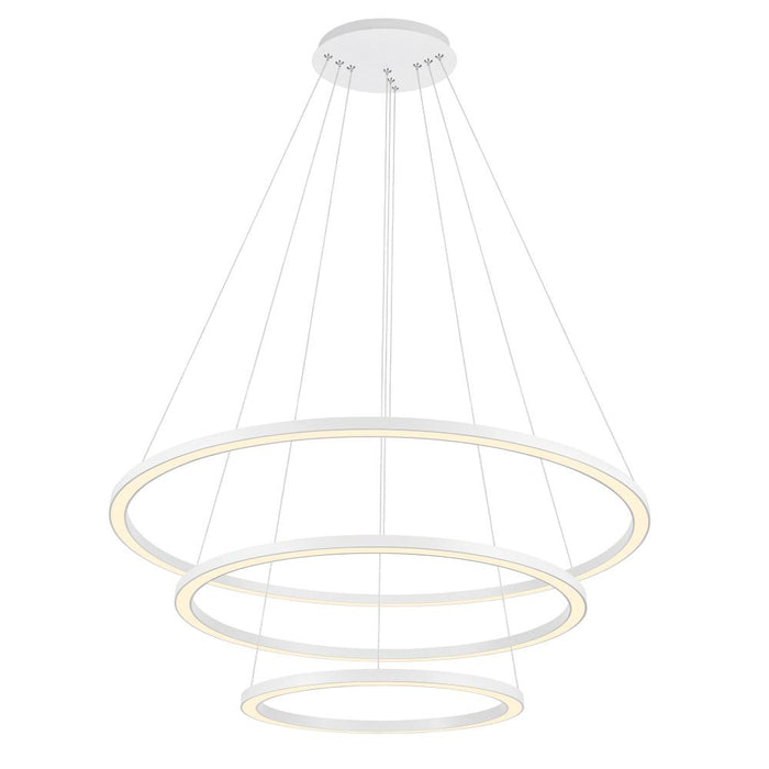 Chalice Led Chandelier With White Finish | 7112P31-103