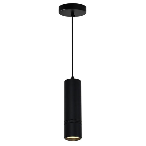 Stowe Led Down Mini Pendant With Black & Wood Finish | 7117P3-1-101-B