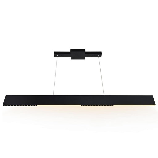 CWI Lighting Bellagio 42 in LED Integrated Black Chandelier