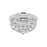 CWI Lighting Empire 4 Light Flush Mount With Chrome Finish