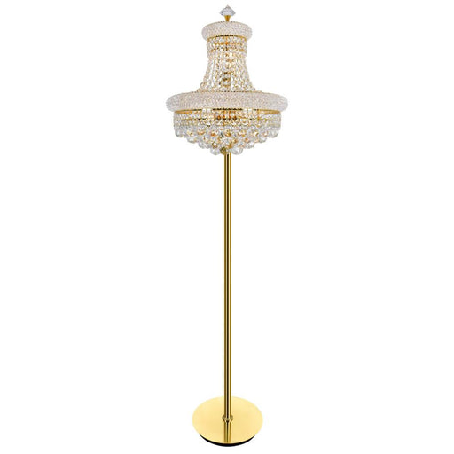 Empire 8 Light Floor Lamp With Gold Finish | 8001F18G