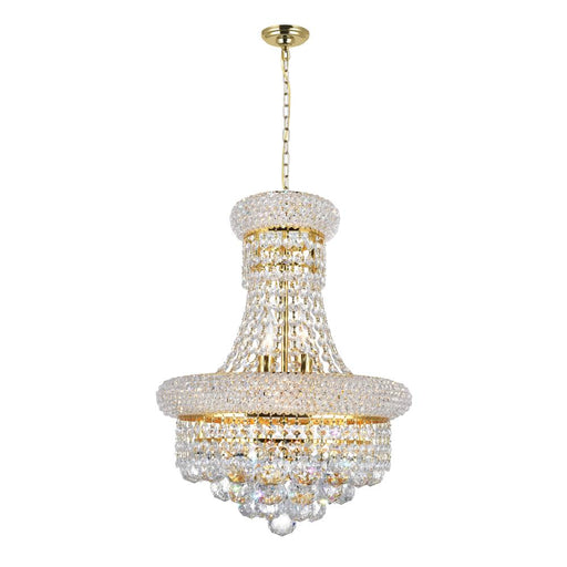 CWI Lighting Empire 6 Light Chandelier With Gold Finish