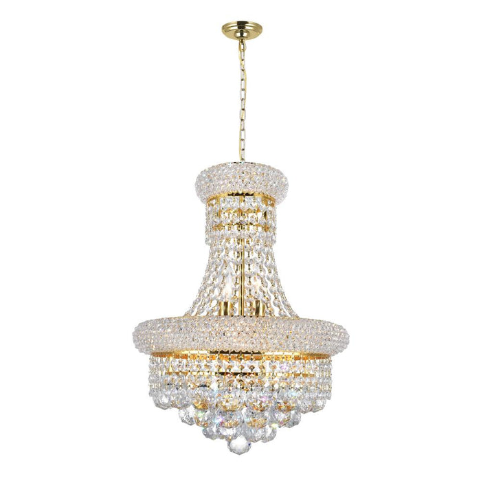 Empire 6 Light Chandelier With Gold Finish | 8001P14G
