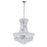 Empire 8 Light Down Chandelier With Chrome Finish | 8001P18C