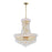CWI Lighting Empire 8 Light Down Chandelier With Gold Finish
