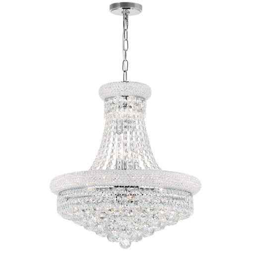 CWI Lighting Empire 14 Light Down Chandelier With Chrome Finish