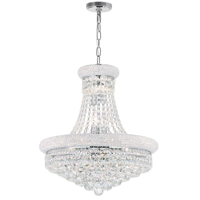 Empire 14 Light Down Chandelier With Chrome Finish | 8001P20C