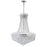 Empire 17 Light Down Chandelier With Chrome Finish | 8001P24C