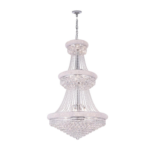 CWI Lighting Empire 32 Light Down Chandelier With Chrome Finish