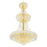 Empire 34 Light Down Chandelier With Gold Finish | 8001P36G
