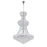 Empire 38 Light Down Chandelier With Chrome Finish | 8001P42C