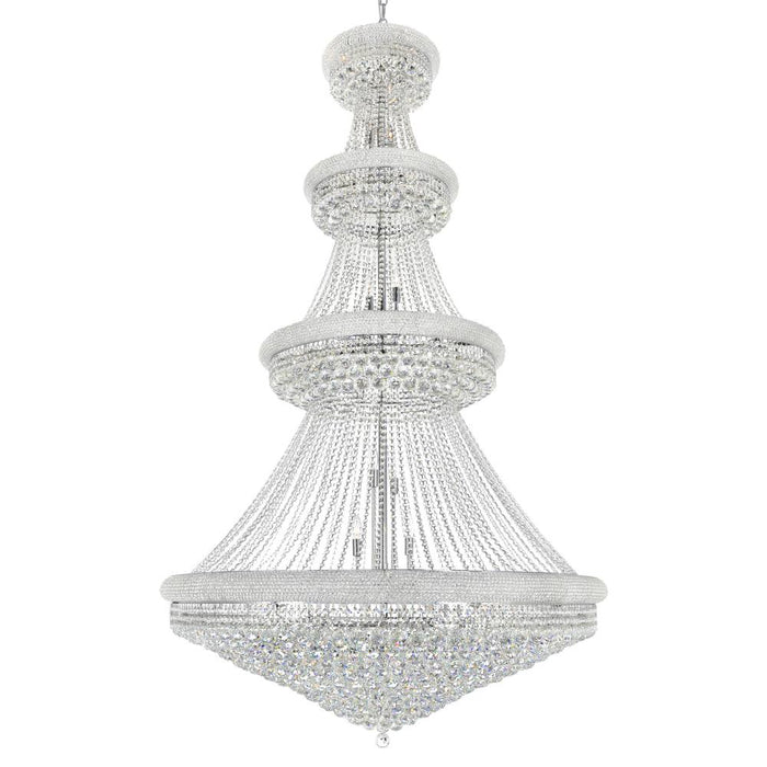 Empire 42 Light Down Chandelier With Chrome Finish | 8001P50C
