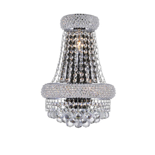 Empire 3 Light Wall Sconce With Chrome Finish | 8001W12C-B