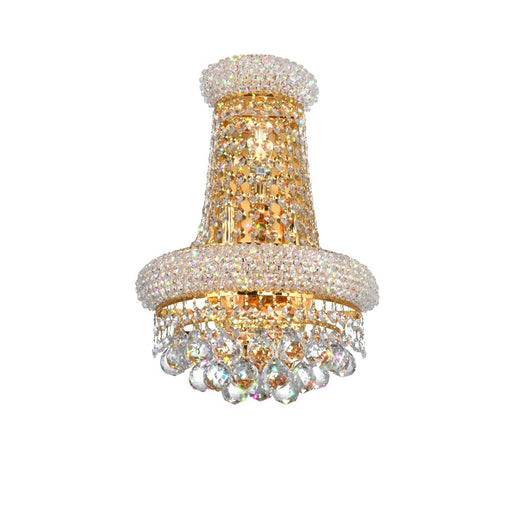 Empire 3 Light Wall Sconce With Gold Finish | 8001W12G-B