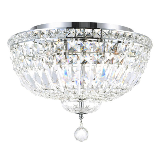Stefania 5 Light Bowl Flush Mount With Chrome Finish | 8003C16C