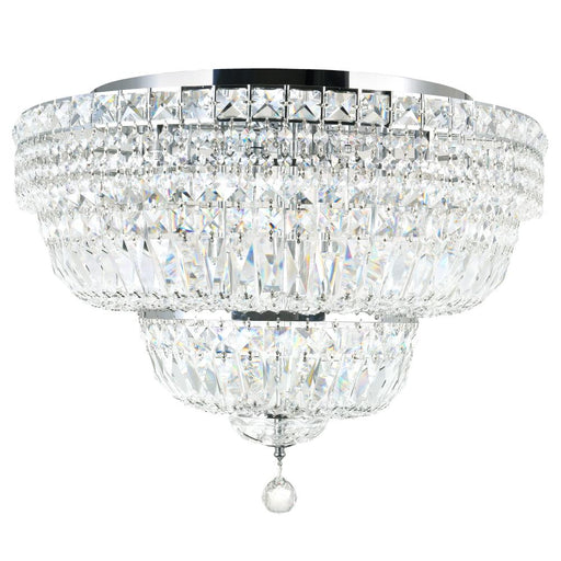 Stefania 16 Light Bowl Flush Mount With Chrome Finish | 8003C30C