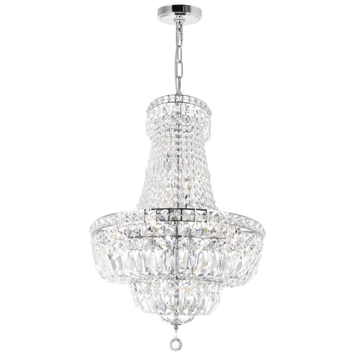Stefania 17 Light Down Chandelier With Chrome Finish | 8003P30C