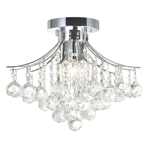 Princess 4 Light Flush Mount With Chrome Finish | 8012C16C