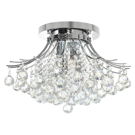 Princess 6 Light Flush Mount With Chrome Finish | 8012C20C