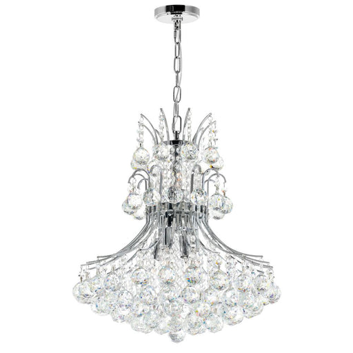 Princess 8 Light Down Chandelier With Chrome Finish | 8012P20C