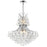 CWI Lighting Princess 10 Light Down Chandelier With Chrome Finish