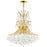 Princess 10 Light Down Chandelier With Gold Finish | 8012P24G