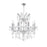 Maria Theresa 9 Light Up Chandelier With Chrome Finish | 8311P24C-9 (Clear)