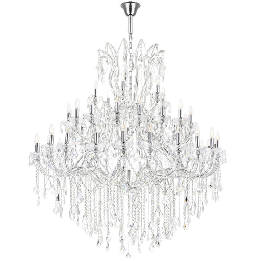 CWI Lighting Maria Theresa 49 Light Up Chandelier With Chrome Finish