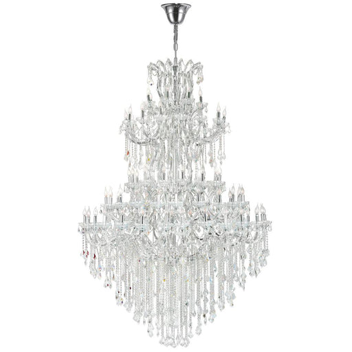 CWI Lighting Maria Theresa 84 Light Up Chandelier With Chrome Finish