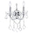 CWI Lighting Maria Theresa 2 Light Wall Sconce With Chrome Finish
