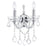 Maria Theresa 2 Light Wall Sconce With Chrome Finish | 8318W12C-2 (Clear)