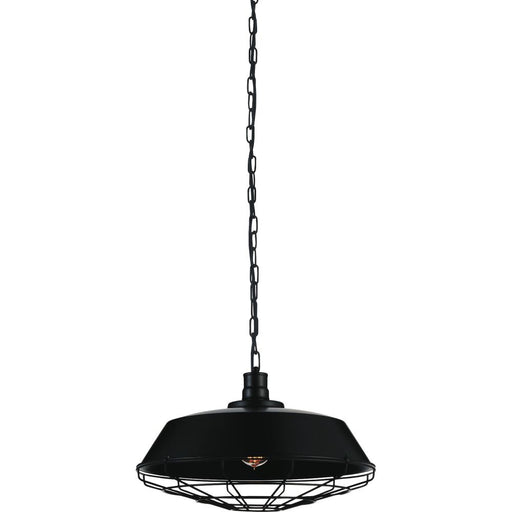Morgan 1 Light Down Pendant With Black Finish | 9611P18-1-101