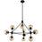CWI Lighting Glow 10 Light Chandelier With Black Finish