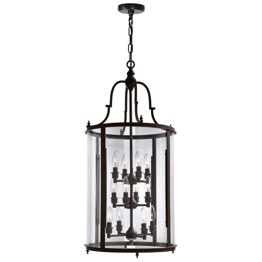 CWI Lighting Desire 12 Light Drum Shade Chandelier With Oil Rubbed Bronze Finish