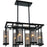 CWI Lighting Vanna 6 Light Up Chandelier With Black Finish