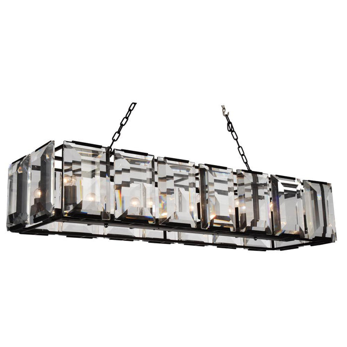 CWI Lighting Jacquet 14 Light Chandelier With Black Finish