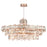 CWI Lighting Quida 21 Light Down Chandelier With Champagne Finish