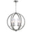 CWI Lighting Elton 6 Light Chandelier With Satin Nickel Finish