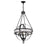Arkansas 4 Light Chandelier With Black Finish | 9957P20-4-101