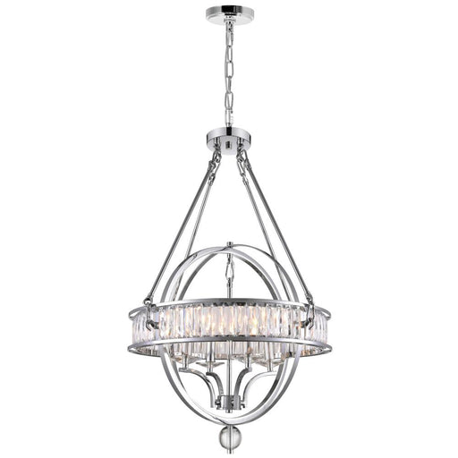 Arkansas 4 Light Chandelier With Chrome Finish | 9957P20-4-601