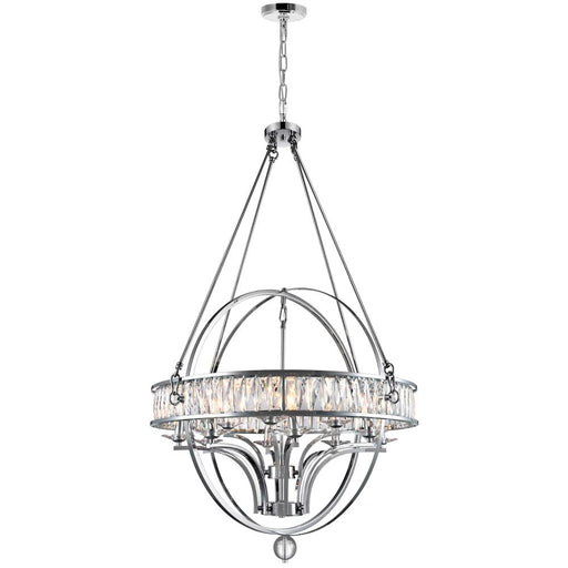 Arkansas 12 Light Chandelier With Chrome Finish | 9957P42-12-601