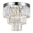 CWI Lighting Weiss 8 Light Flush Mount With Chrome Finish