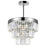 Weiss 5 Light Down Chandelier With Chrome Finish | 9969P18-5-601